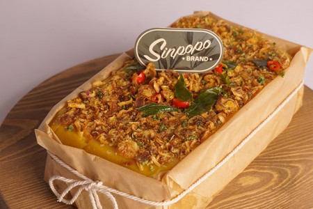 Sinpopo Steamed Golden Pumpkin Cake